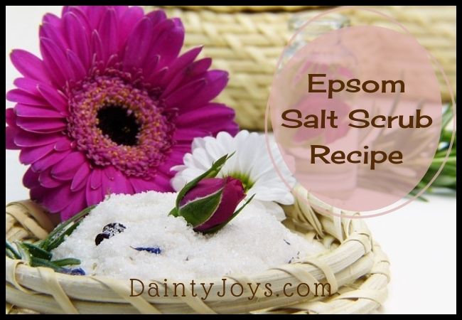 Epsom Salt Scrub Recipe